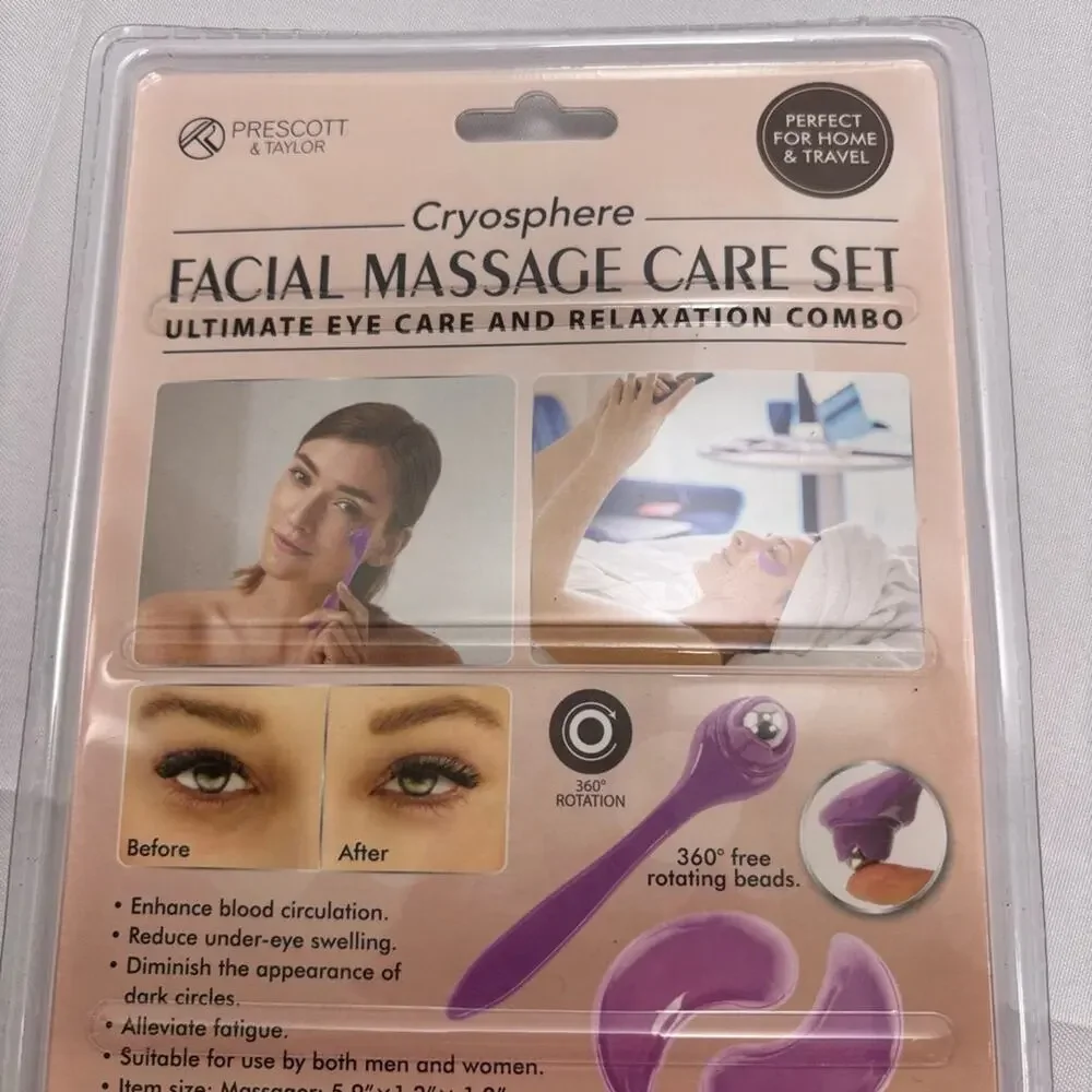 Purple Facial Massage Care Set